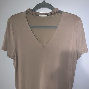 Taupe short sleeve